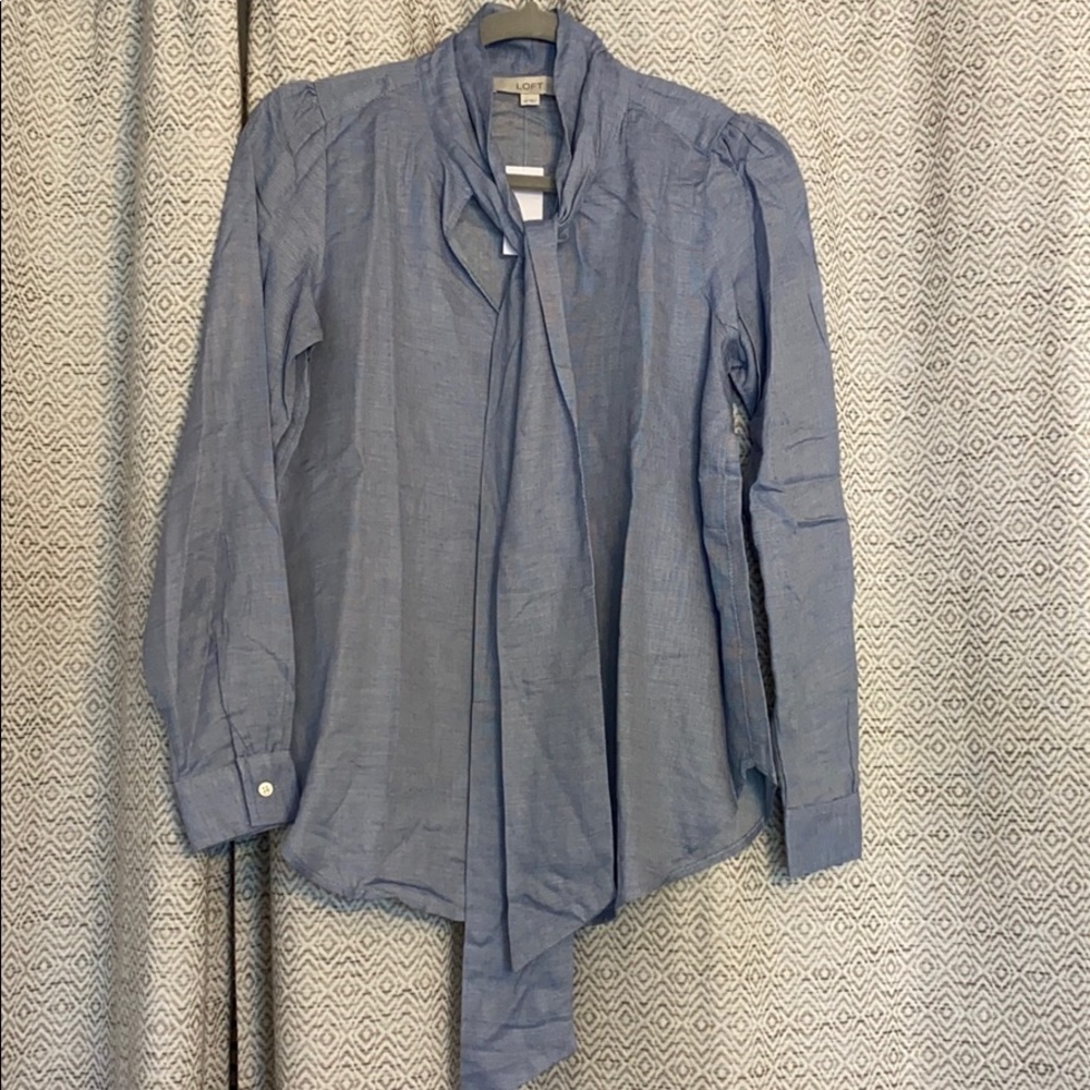 Light blue blouse